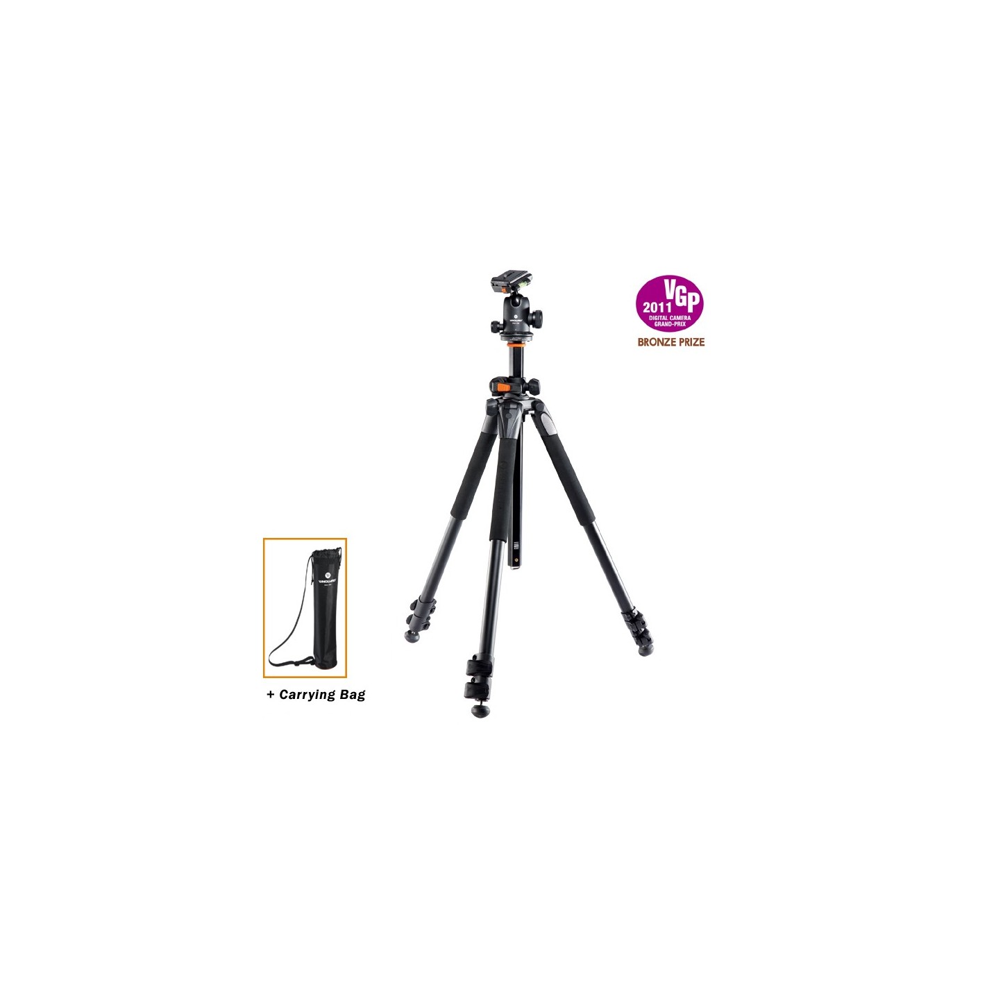 Buy Tripod with reversible column and ball head Vanguard Alta Pro 263AB 100  Online