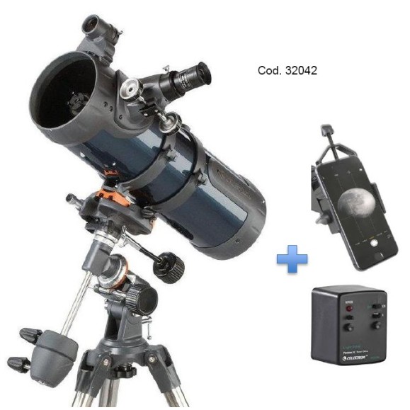 Telescope Celestron AstroMaster 114 EQ-MD Smartphone