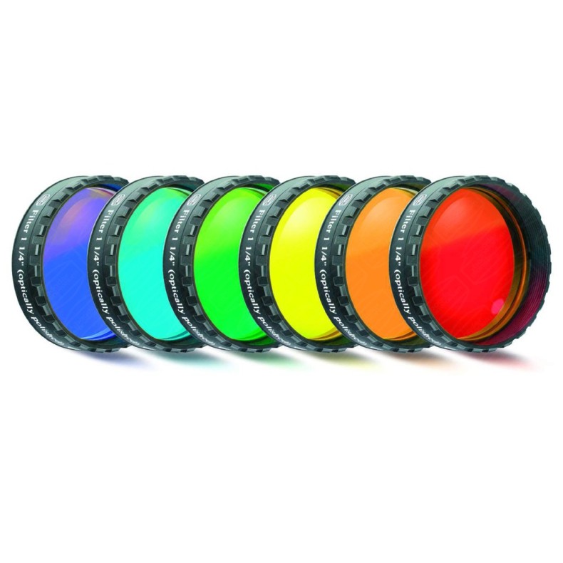 Set of 6 color filters 1.25