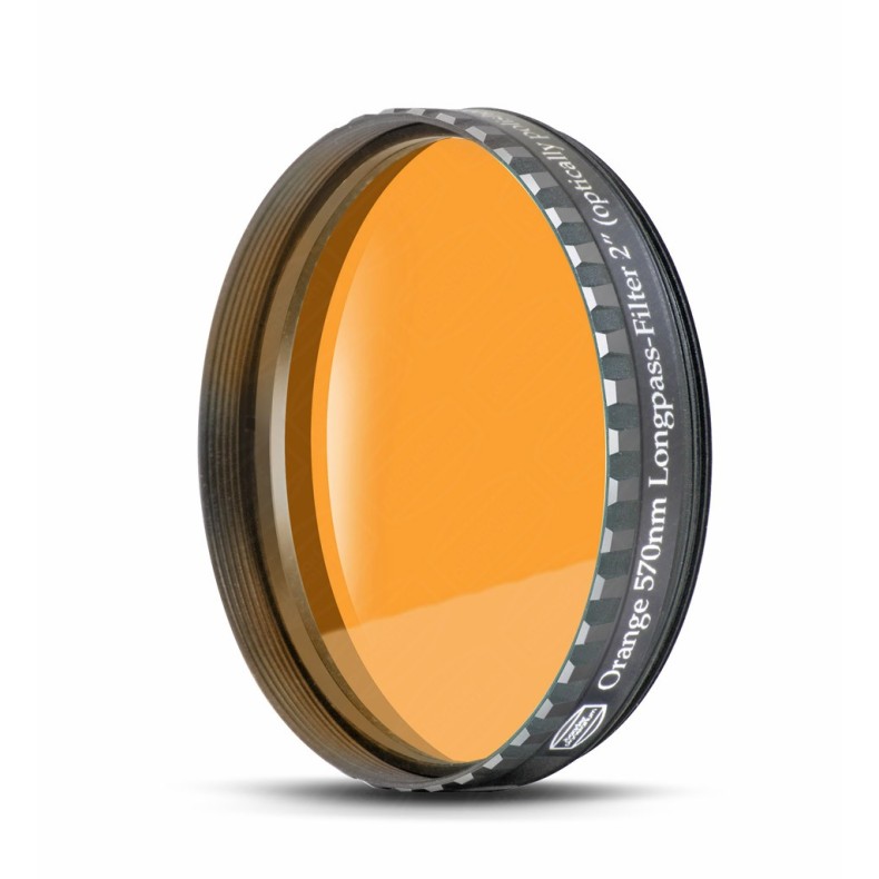 Orange filter 570 nm 2"